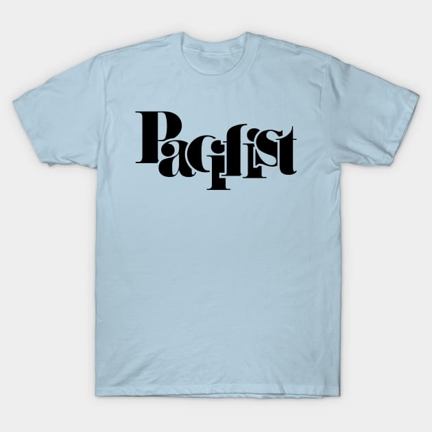 Pacifist black T-Shirt by beangrphx